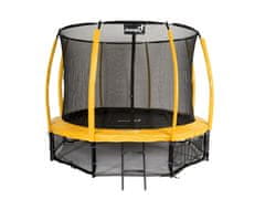 Jumpi 312cm/10FT Maxy Comfort Plus žlutá zahradní trampolína s vnitřní mřížkou