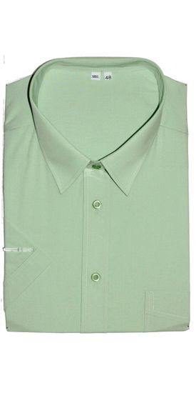 Nadměrky Hela Košile krátký rukáv - světle zelená