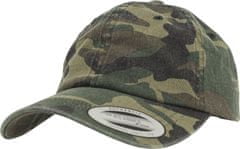 BRANDIT kšiltovka Low Profile Camo Washed Cap Woodland Velikost: OS