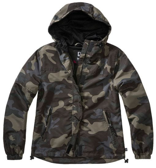 BRANDIT Dámská větrovka Summer Windbreaker frontzip Darkcamo Velikost: XS