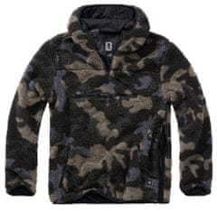 BRANDIT bunda Teddyfleece Worker Pullover Darkcamo Velikost: L