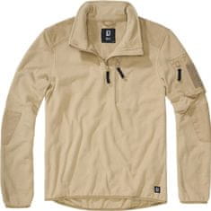 BRANDIT mikina Fleece Troyer Ripstop Camel Velikost: XXL