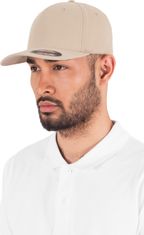 BRANDIT kšiltovka Flexfit 5 Panel Cap Béžová Velikost: S/M