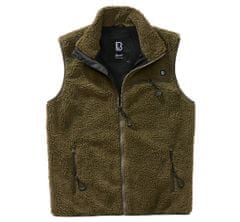 BRANDIT vesta Teddyfleece Vest Men Olivová Velikost: M