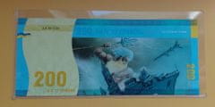 INTEREST Suvenýrová bankovka - Ukrajina 200 Hřiven 2022 - UNC.