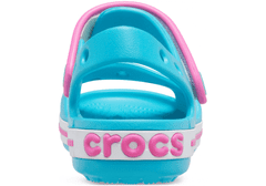 Crocs Crocband Sandals pro děti, 24-25 EU, C8, Sandály, Pantofle, Digital Aqua, Modrá, 12856-4SL