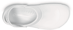 Crocs Work Bistro Clogs Unisex, 41-42 EU, M8W10, Pantofle, Dřeváky, White, Bílá, 10075-100