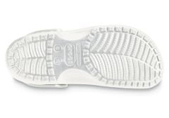 Crocs Classic Clogs Unisex, 38-39 EU, M6W8, Pantofle, Dřeváky, White, Bílá, 10001-100