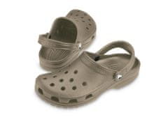 Crocs Classic Clogs Unisex, 43-44 EU, M10W12, Pantofle, Dřeváky, Khaki, Hnědá, 10001-260