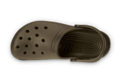 Crocs Classic Clogs Unisex, 42-43 EU, M9W11, Pantofle, Dřeváky, Chocolate, Hnědá, 10001-200