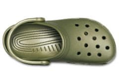 Crocs Classic Clogs Unisex, 36-37 EU, M4W6, Pantofle, Dřeváky, Army Green, Zelená, 10001-309