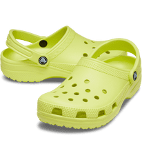 Crocs Classic Clogs Unisex, 39-40 EU, M7W9, Pantofle, Dřeváky, Citrus, Žlutá, 10001-738