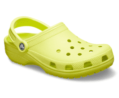 Crocs Classic Clogs Unisex, 41-42 EU, M8W10, Pantofle, Dřeváky, Citrus, Žlutá, 10001-738