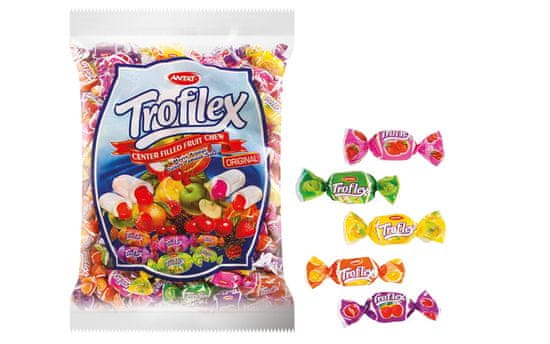 Antat bonbóny Troflex mix ovoce 1 kg