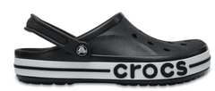 Crocs Bayaband Clogs pro muže, 46-47 EU, M12, Pantofle, Dřeváky, Black/White, Černá, 205089-066