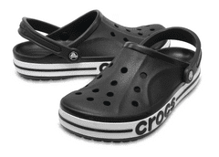 Crocs Bayaband Clogs Unisex, 43-44 EU, M10W12, Pantofle, Dřeváky, Black/White, Černá, 205089-066