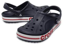 Crocs Bayaband Clogs Unisex, 39-40 EU, M7W9, Pantofle, Dřeváky, Navy/Pepper, Modrá, 205089-4CC