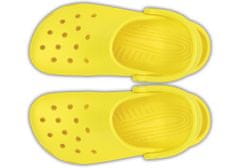 Crocs Classic Clogs pro muže, 45-46 EU, M11, Pantofle, Dřeváky, Lemon, Žlutá, 10001-7C1