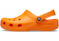 Crocs Classic Clogs Unisex, 39-40 EU, M7W9, Pantofle, Dřeváky, Orange Zing, Oranžová, 10001-83A