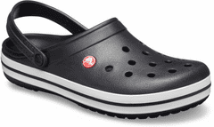 Crocs Crocband Clogs pro muže, 45-46 EU, M11, Pantofle, Dřeváky, Black, Černá, 11016-001