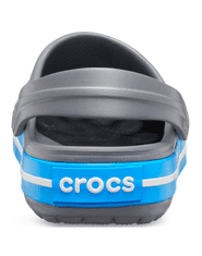 Crocs Crocband Clogs pro muže, 45-46 EU, M11, Pantofle, Dřeváky, Charcoal/Ocean, Šedá, 11016-07W