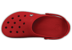 Crocs Crocband Clogs Unisex, 37-38 EU, M5W7, Pantofle, Dřeváky, Pepper, Červená, 11016-6EN