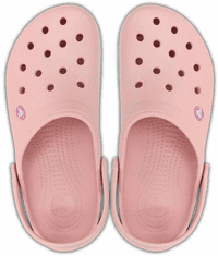 Crocs Crocband Clogs Unisex, 38-39 EU, M6W8, Pantofle, Dřeváky, Pearl Pink/Wild Orchid, Růžová, 11016-6MB