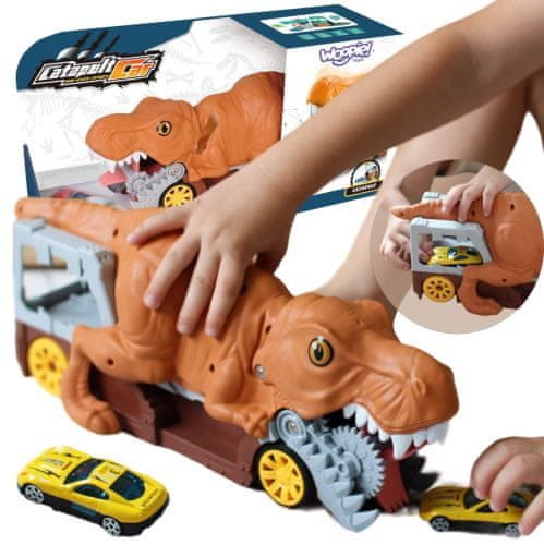 WOOPIE WOOPIE Dinosaur Car Launcher + Auto 1 ks.