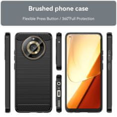 IZMAEL Pouzdro Carbon Bush TPU pre Realme 11 - Černá KP27948