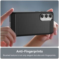 IZMAEL Pouzdro Carbon Bush TPU pre Samsung Galaxy S23 FE - Černá KP27951