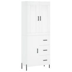 Vidaxl Skříň highboard bílá 69,5 x 34 x 180 cm kompozitní dřevo