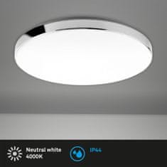 BRILONER BRILONER LED stropní svítidlo, pr. 35,5 cm, 18 W, bílé-chrom BRI 3351-216