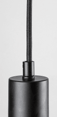 Rabalux Rabalux závěsné svítidlo Lissandra E27 1x MAX 40W matná černá 72101