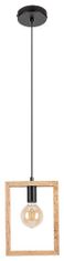 Rabalux  Závěsné stropní svítidlo Indigo 1x40W | E27 - světlé dřevo, černá