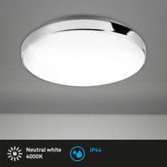 BRILONER BRILONER LED stropní svítidlo, pr. 28,5 cm, 13 W, bílé-chrom BRI 3351-016