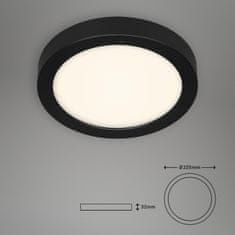 BRILONER BRILONER LED stropní svítidlo, pr. 22,5 cm, 16,5 W, černá BRI 3465-415