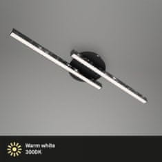 BRILONER BRILONER LED stropní svítidlo, 60 cm, 10,5 W, 1400 lm, černá BRILO 3517-025