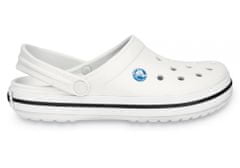 Crocs Crocband Clogs Unisex, 36-37 EU, M4W6, Pantofle, Dřeváky, White, Bílá, 11016-100