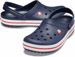 Crocs Crocband Clogs Unisex, 39-40 EU, M7W9, Pantofle, Dřeváky, Navy, Modrá, 11016-410