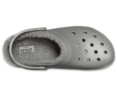 Crocs Classic Lined Clogs pro muže, 46-47 EU, M12, Pantofle, Dřeváky, Slate Grey/Smoke, Šedá, 203591-0EX