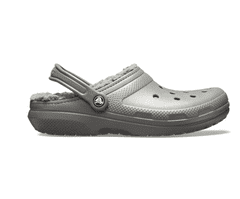 Crocs Classic Lined Clogs Unisex, 43-44 EU, M10W12, Pantofle, Dřeváky, Slate Grey/Smoke, Šedá, 203591-0EX