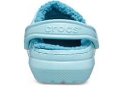 Crocs Classic Lined Clogs Unisex, 36-37 EU, M4W6, Pantofle, Dřeváky, Pure Water, Modrá, 203591-4SS