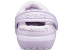 Crocs Classic Lined Clogs Unisex, 39-40 EU, M7W9, Pantofle, Dřeváky, Lavender, Fialová, 203591-50P