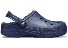 Crocs Baya Lined Clogs Unisex, 41-42 EU, M8W10, Pantofle, Dřeváky, Navy/Navy, Modrá, 205969-463