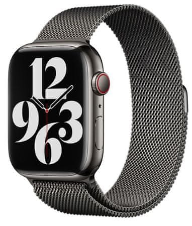 Apple 45mm Graphite Milanese Loop