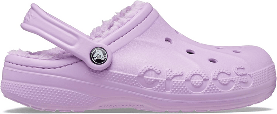 Crocs Baya Lined Clogs Unisex, 36-37 EU, M4W6, Pantofle, Dřeváky, Orchid/Orchid, Fialová, 205969-5Q5