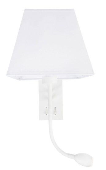Nova Luce Elegantní nástěnná lampa Valencia s LED diodou na flexibilním rameni