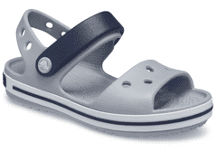 Crocs Crocband Sandals pro děti, 28-29 EU, C11, Sandály, Pantofle, Light Grey/Navy, Šedá, 12856-01U