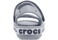 Crocs Crocband Sandals pro děti, 28-29 EU, C11, Sandály, Pantofle, Light Grey/Navy, Šedá, 12856-01U
