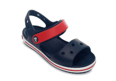 Crocs Crocband Sandals pro děti, 23-24 EU, C7, Sandály, Pantofle, Navy/Red, Modrá, 12856-485